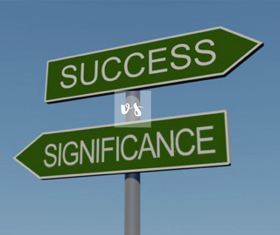 significance vs success